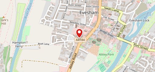 The Trumpet Inn Evesham на карте