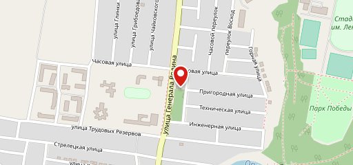 Царев брод на карте