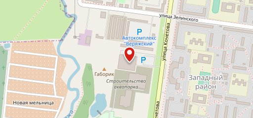 Центр Суши на карте