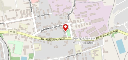 Центральный на карте