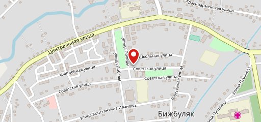 Центральная столовая на карте