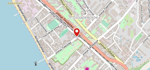 Центральная на карте