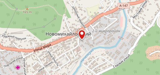 Центральная столовая на карте