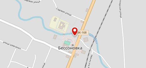 Центральный на карте