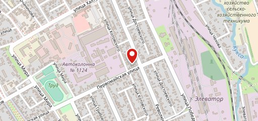 Центральный на карте
