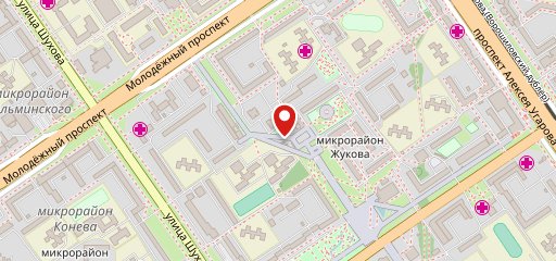 Центральный, Ресторан на карте