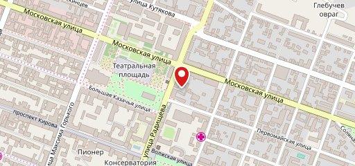 Центральный на карте