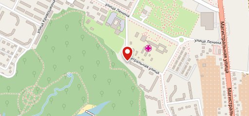 Центральный на карте