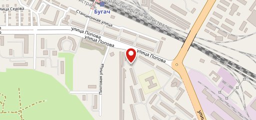 Цветущая сакура, служба доставки на карте