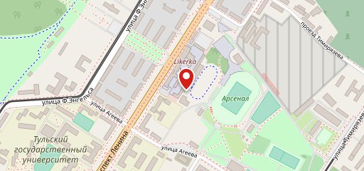 Тульская Раковарня №1 на карте