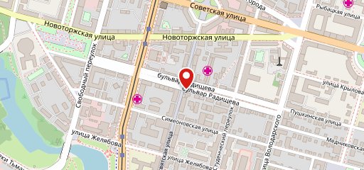 Тур по барам Твери на карте