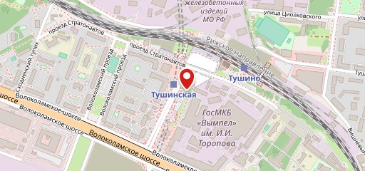 Тушино на карте