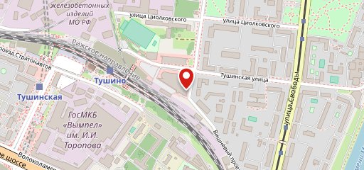 Тушинский Дворик на карте