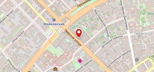 Бар Hookah Burger Tverskaya на карте