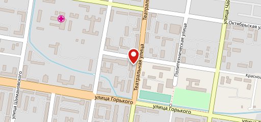 Твоя Пица на Театральной на карте