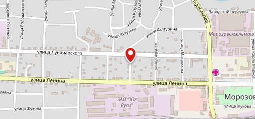 Ты и Я кафе. Morozovsk на карте