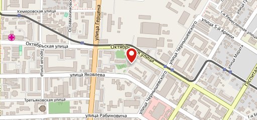 Тюкалиночка на карте