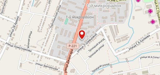 Тюльпан на карте