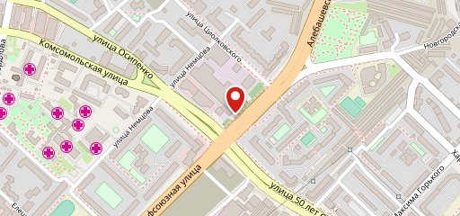 Тюменский дом печати на карте
