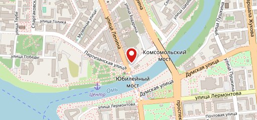 Центральная на карте