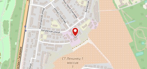 У Бани на карте
