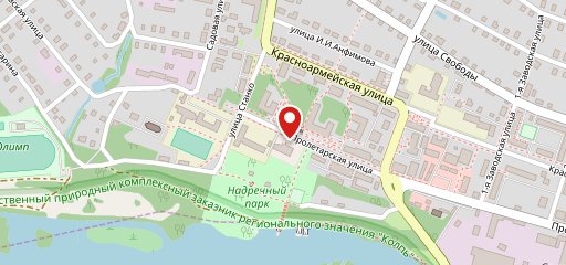 У Берега на карте