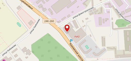 У фонтана на карте
