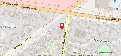 У фонтана на карте