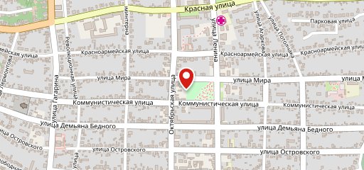 У фонтана на карте