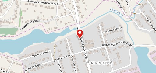 У кафе на карте