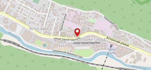 У камина на карте