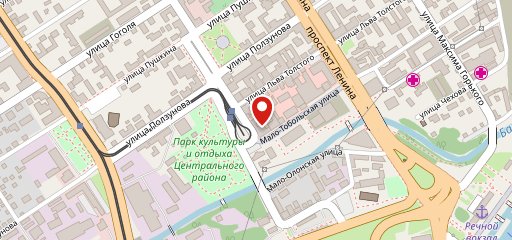 У кольца, кафе на карте