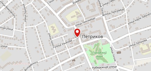 У Михалыча Столовая ОСП Петриковский Коопторг на карте