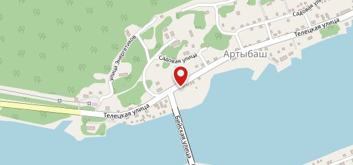 У моста на карте