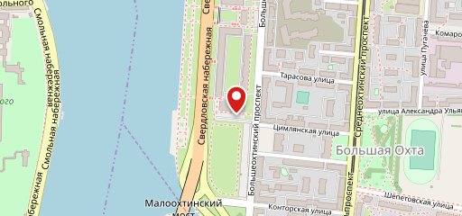 На набережной на карте