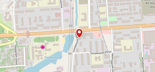 У озера на карте
