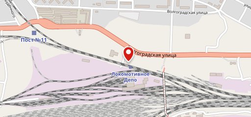 У паровоза на карте
