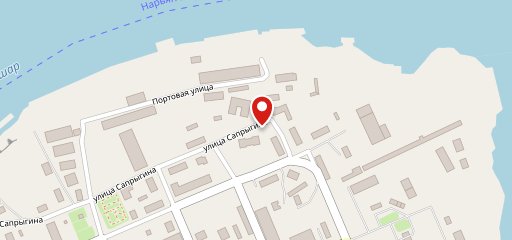 У причала на карте