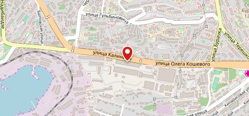У причала на карте