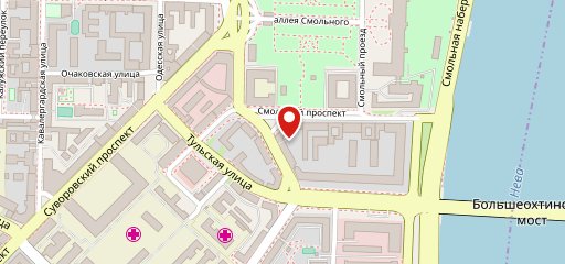 У Смольного на карте
