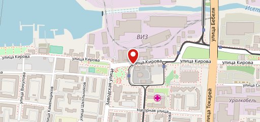 У старого завода на карте