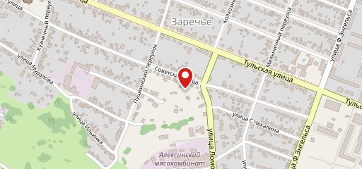 У водопада на карте