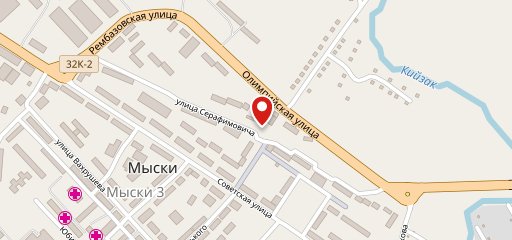 У вокзала на карте