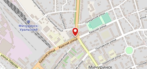 У заставы на карте