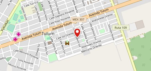 Ubud Tulum на карте