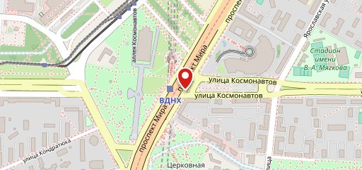 Учебная модель на карте