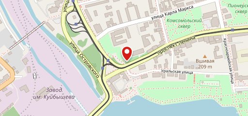 Столовая на карте