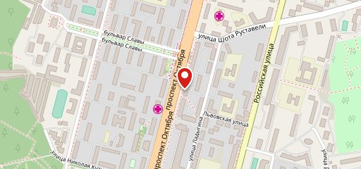 Шаурма на углях на карте