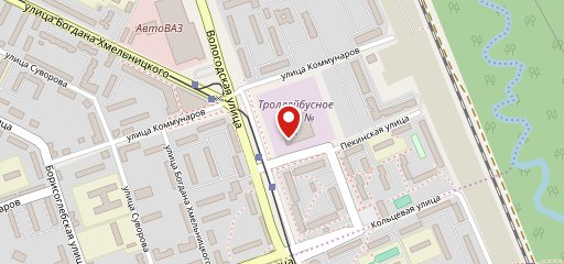 Уфимочка, троллейбус-кафе на карте
