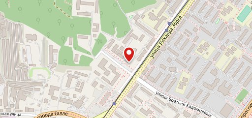 Уфимская столовая на карте